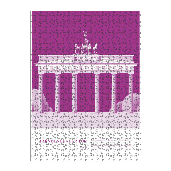 artboxONE Puzzle "Kunter - Brandenburger Tor" artboxONE - Städte,Städte / Berlin,Architektur