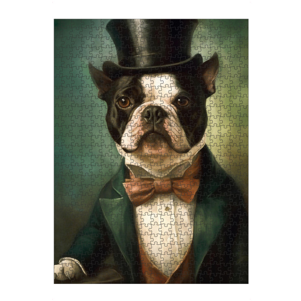 artboxONE Puzzle "Herr Frenchie" artboxONE - Tiere