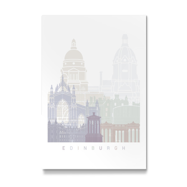 Galerie-Print "EDINBURGH SKYLINE PASTELL-b" 30x20 cm artboxONE
