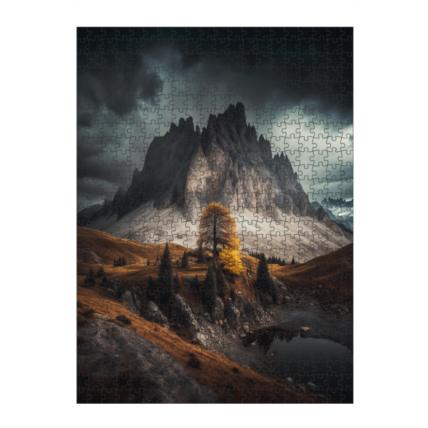 Puzzle Ravensburger "Freedom of Nature" artboxONE - Natur - Natur,Berge,Baum,Herbst,Wolken,Landscape,Ai,Art,Nft - Bild natur