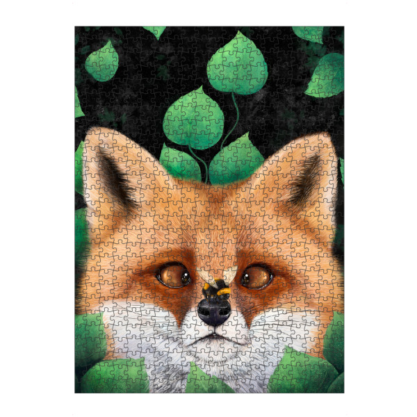 artboxONE Puzzle "Fuchs in den Blättern" artboxONE - Floral,Für Kinder,Tiere,Für Mama,Lustig