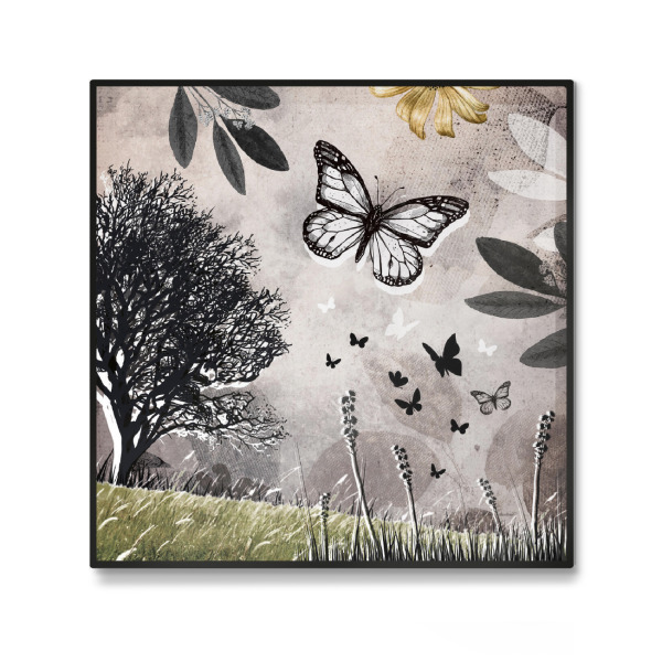 Galerie-Print "Gedenkbild Butterfly" 30x30 cm artboxONE