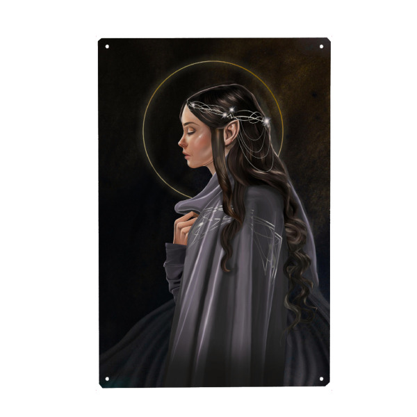 Metall Poster "Luthien Tinuviel" artboxONE - Menschen,Fiktion
