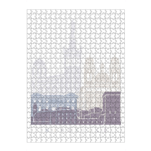 artboxONE Puzzle "MARSEILLE SKYLINE PASTELL" artboxONE - Städte,Architektur