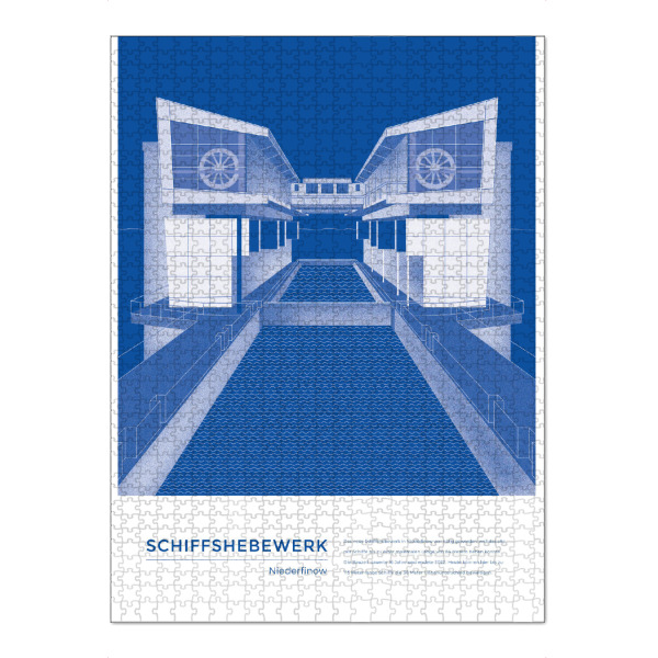 Puzzle Ravensburger "Kunter - Schiffshebewerk" artboxONE - Städte,Reise,Architektur