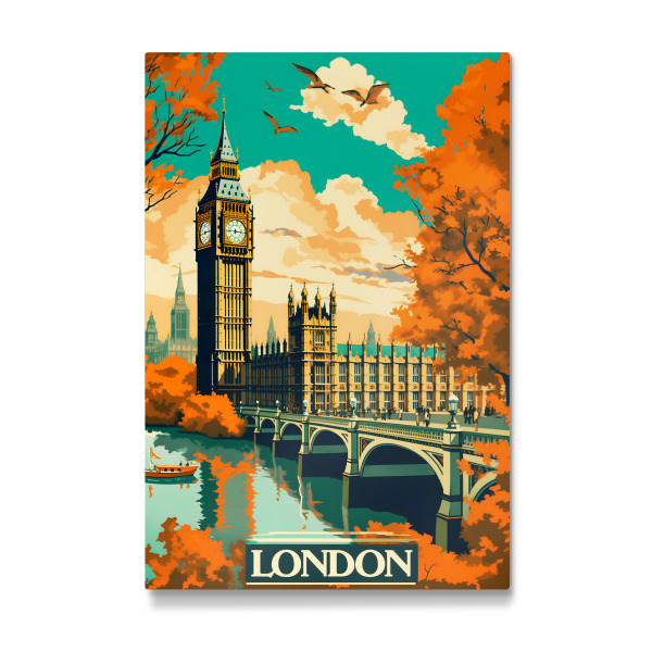 Galerie-Print "Willkommen in London" 30x20 cm artboxONE