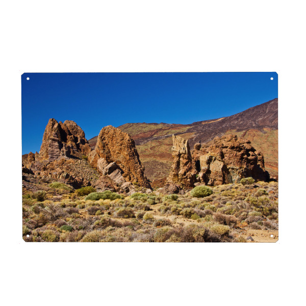 Holzbild "Felsformationen Roques de García" artboxONE - Natur,Reise,Reise / Länder