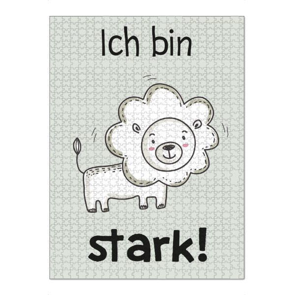 Puzzle Ravensburger "KIDS art - Affirmationsbild stark" artboxONE - Typografie,Tiere