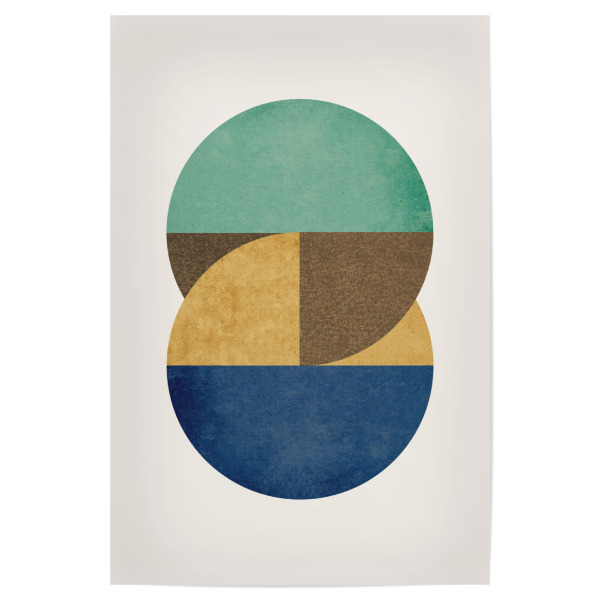 Poster "Kreisfarben" artboxONE - Abstrakt,Geometrie