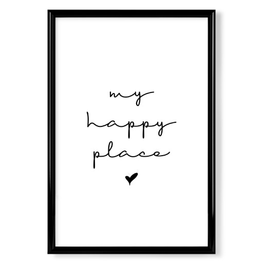 My happy place - cursive