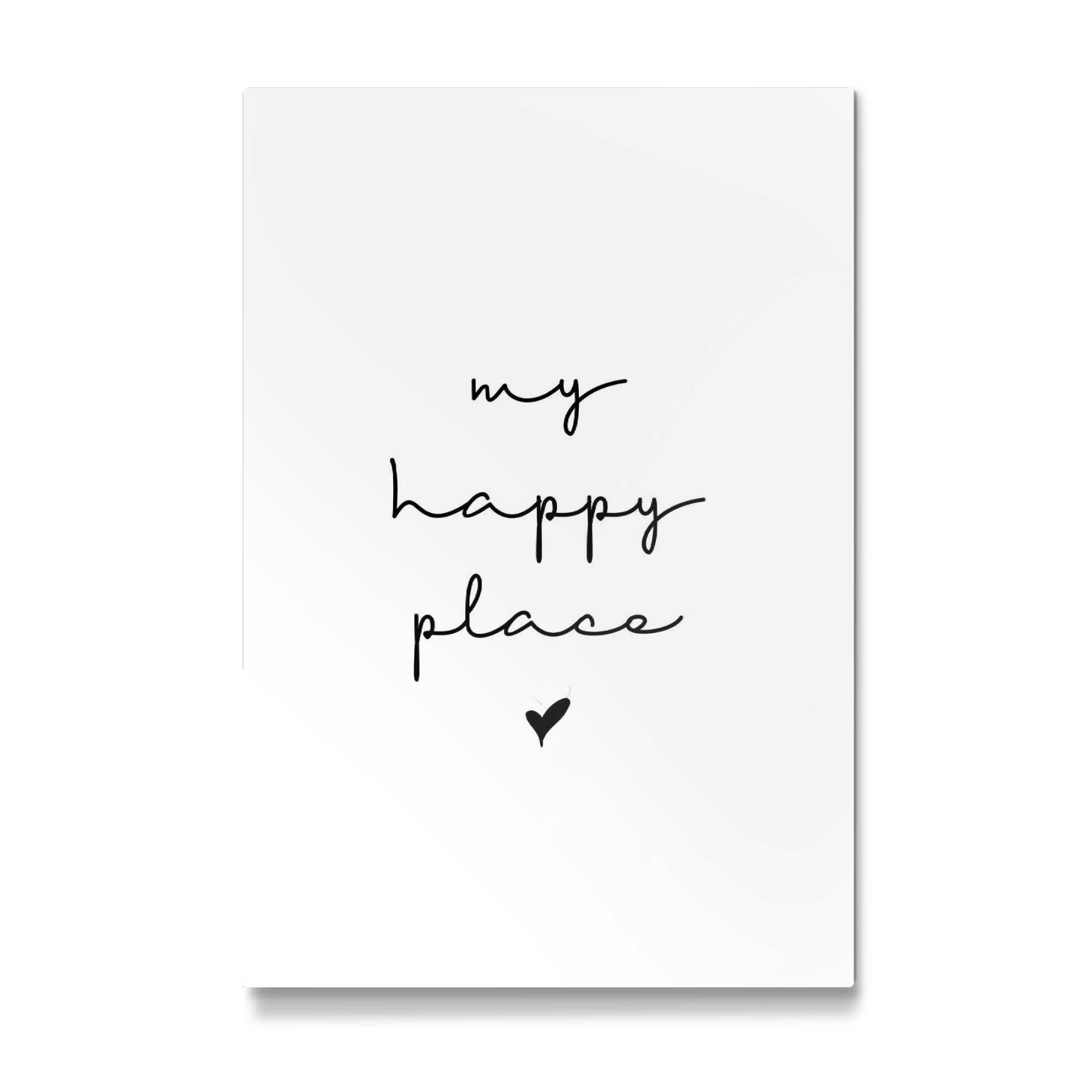 Galerie-Print "My happy place - Schreibschrift" 30x20 cm artboxONE