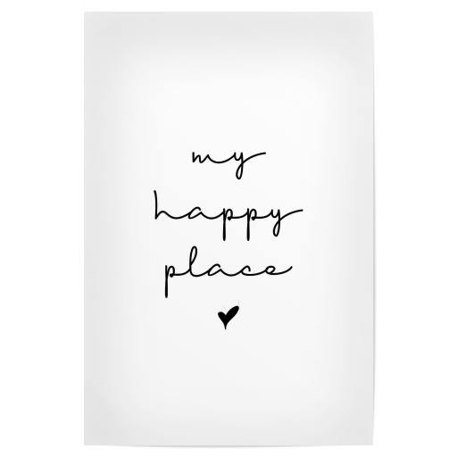 My happy place - cursive