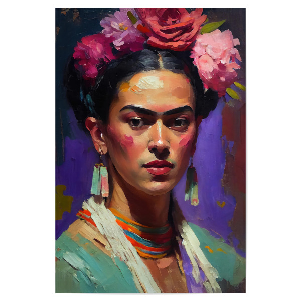 Poster 30x20 cm "Portrait Of Frida" artboxONE - Abstrakt,Menschen,Für Mama