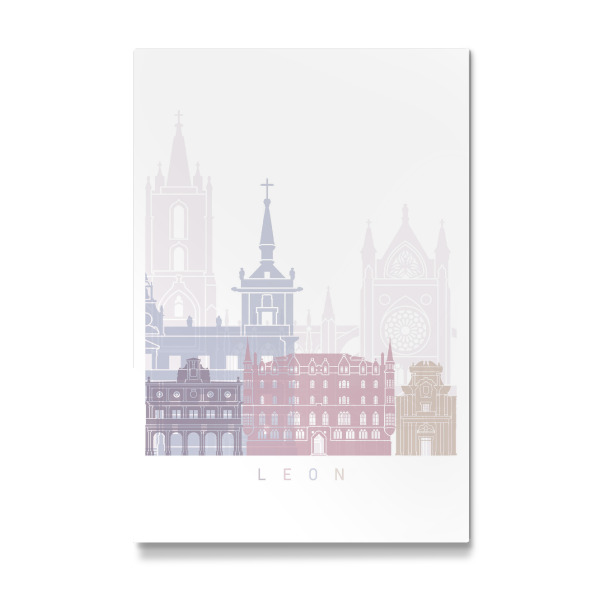 Galerie-Print "LEON SKYLINE PASTELL" 30x20 cm artboxONE