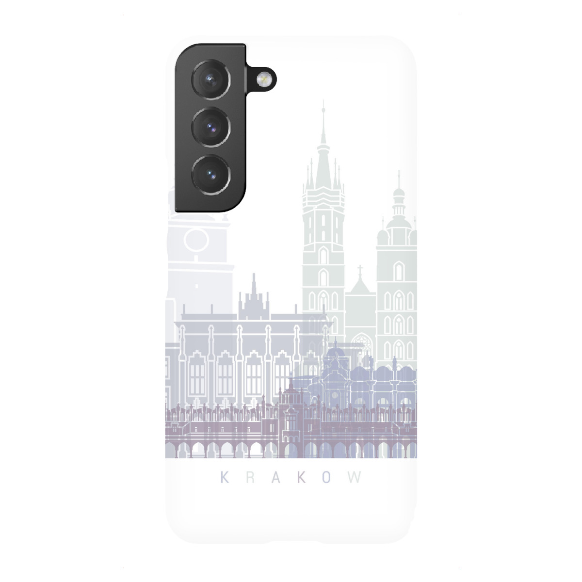 Samsung Galaxy "KRAKAU SKYLINE PASTELL" Premium-Case Handyhülle artboxONE