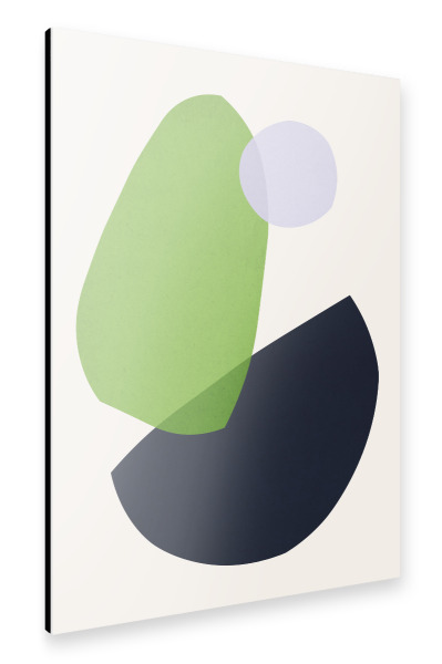 Alu-Dibond "Abstract shapes G" 30x20 cm artboxONE