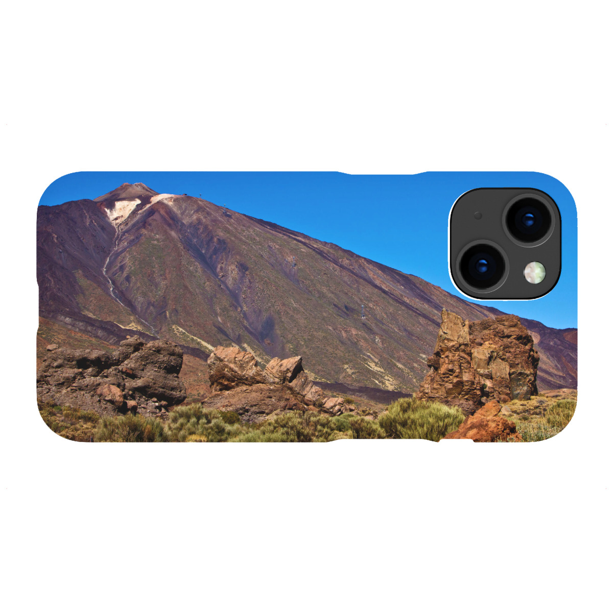 iPhone "Roques de García mit Teide" Premium-Case Handyhülle artboxONE