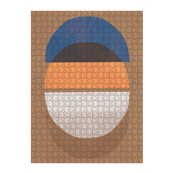 Puzzle Ravensburger "BLUE ORANGE ART SEVENTH" artboxONE - Abstrakt,Geometrie