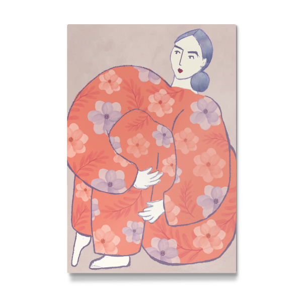 Galerie-Print "Sitting Sofia - handmade" 30x20 cm artboxONE