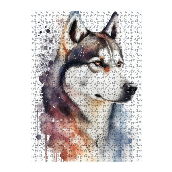 Puzzle Ravensburger "Siberian Husky-Porträt" artboxONE - Tiere