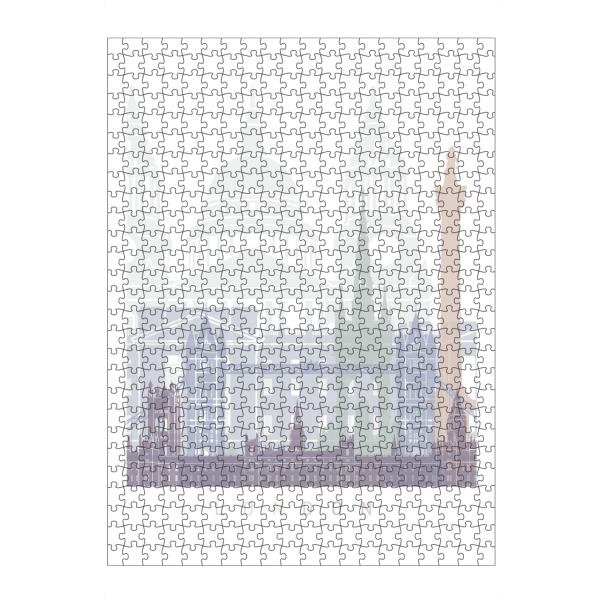 Puzzle Ravensburger "LONDON SKYLINE PASTELL" artboxONE - Städte,Architektur