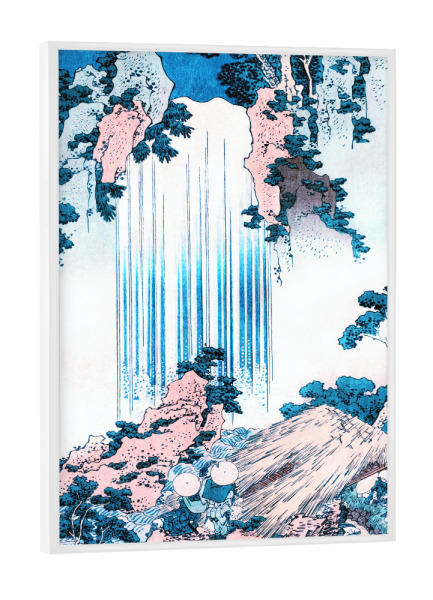 Poster mit weißem Rahmen "Yoro-Wasserfall - Provinz Mino" artboxONE - Natur,Reise,Reise / Asien,Reise / Länder,Für Mama