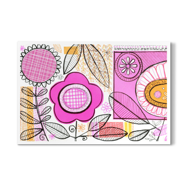 Galerie-Print "Susan Black - Flower Collage Uno" 30x20 cm artboxONE