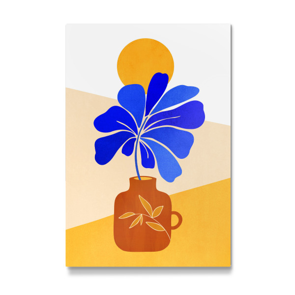 Galerie-Print "Blaues Blatt" 30x20 cm artboxONE