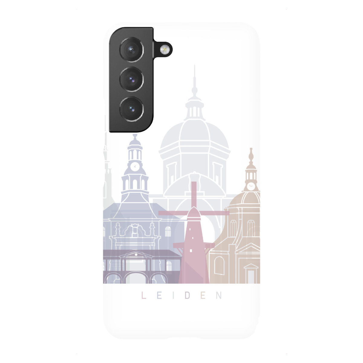 "LEIDEN SKYLINE PASTELL"für Samsung Galaxy - Premium-Case Handyhülle artboxONE