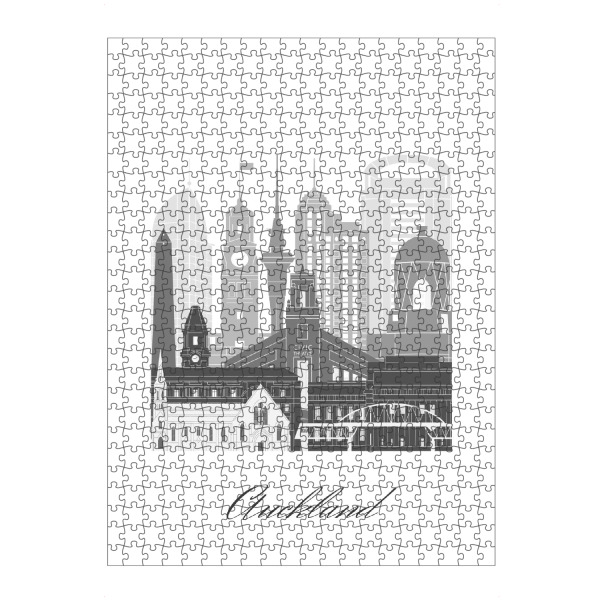 artboxONE Puzzle "Auckland Skyline sw" artboxONE - Städte,Reise,Architektur,Kartografie