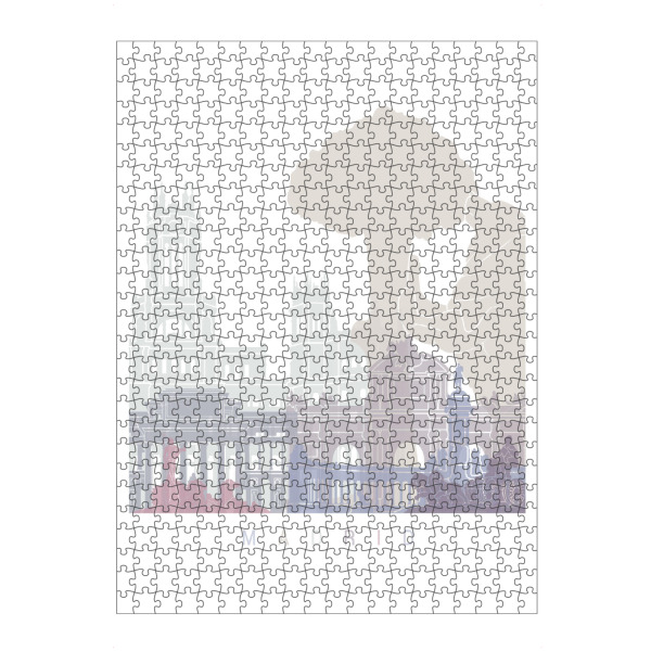 artboxONE Puzzle "MADRID SKYLINE PASTELL-b" artboxONE - Städte,Architektur