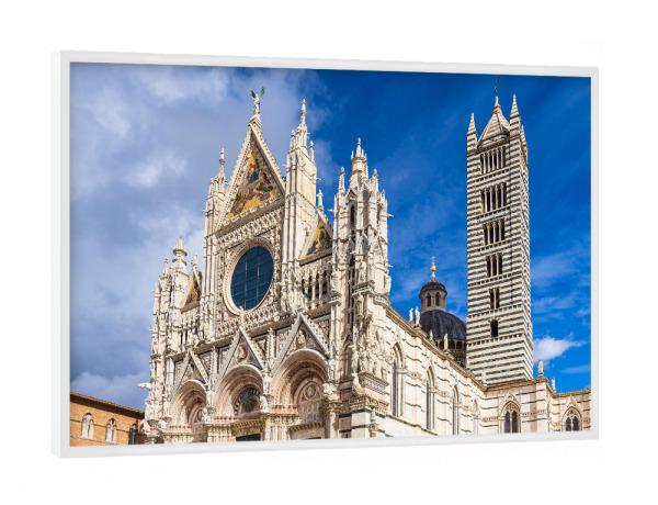 Poster mit weißem Rahmen "Kathedrale in Siena" artboxONE - Reise,Architektur,Reise / Länder,Städte / Weitere