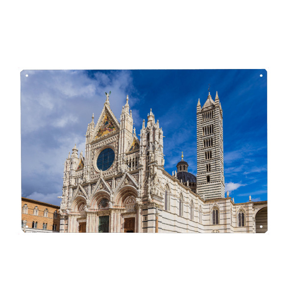 Metall Poster "Kathedrale in Siena" artboxONE - Reise,Architektur,Reise / Länder,Städte / Weitere