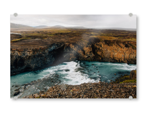 Acrylglasbild "Aldeyjarfoss Island" artboxONE - Natur,Reise,Reise / Länder