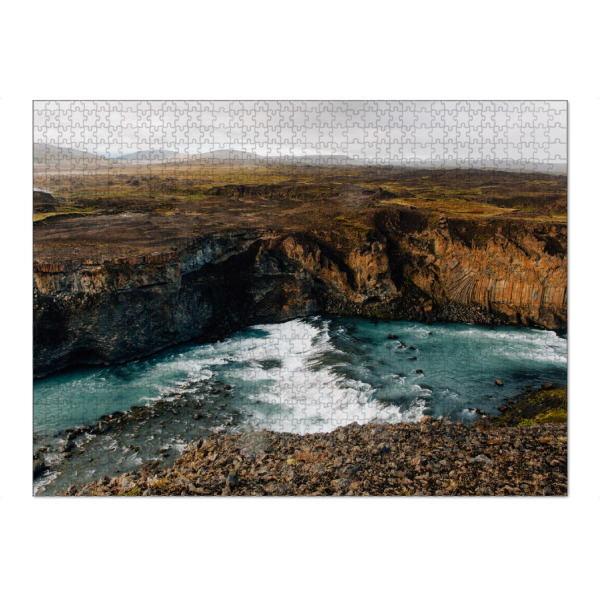 Puzzle Ravensburger "Aldeyjarfoss Island" artboxONE - Natur,Reise,Reise / Länder