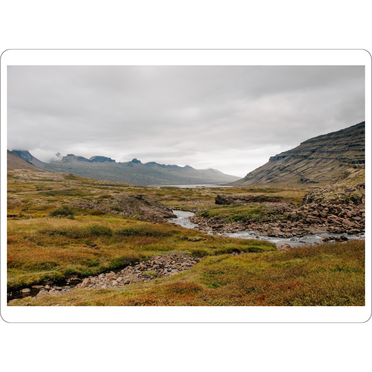 Tischset "Landschaft am Folaldafoss" artboxONE - Natur,Reise,Reise / Länder