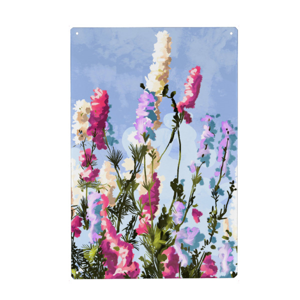 Holzbild "Positive Denkweise ist alles" artboxONE - Floral