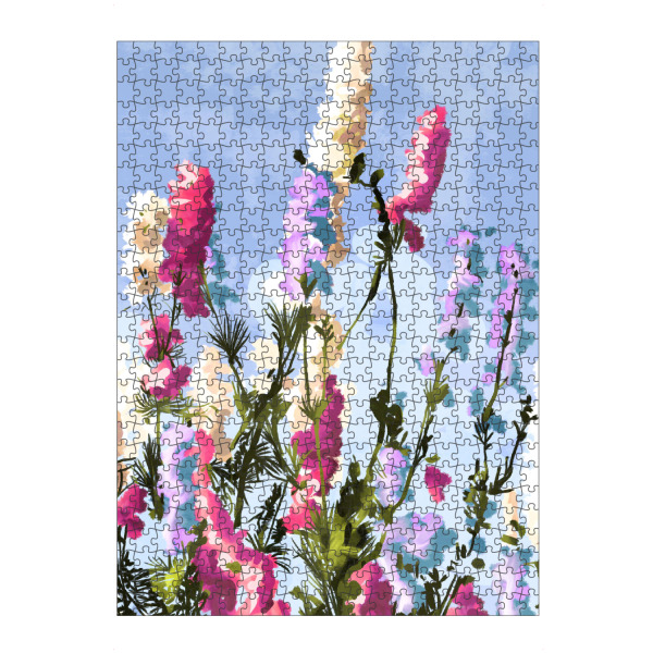 artboxONE Puzzle "Positive Denkweise ist alles" artboxONE - Floral