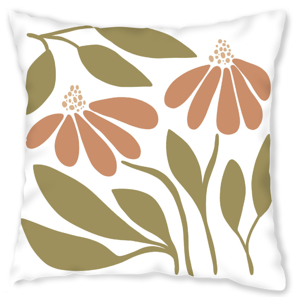 Design-Kissen "Flora Garten Bunt" artboxONE - Natur,Floral,Abstrakt