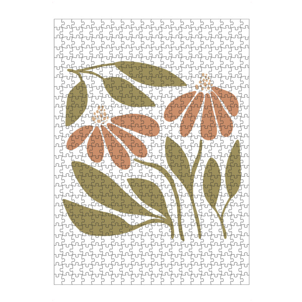 Puzzle Ravensburger "Flora Garten Bunt" artboxONE - Natur,Floral,Abstrakt