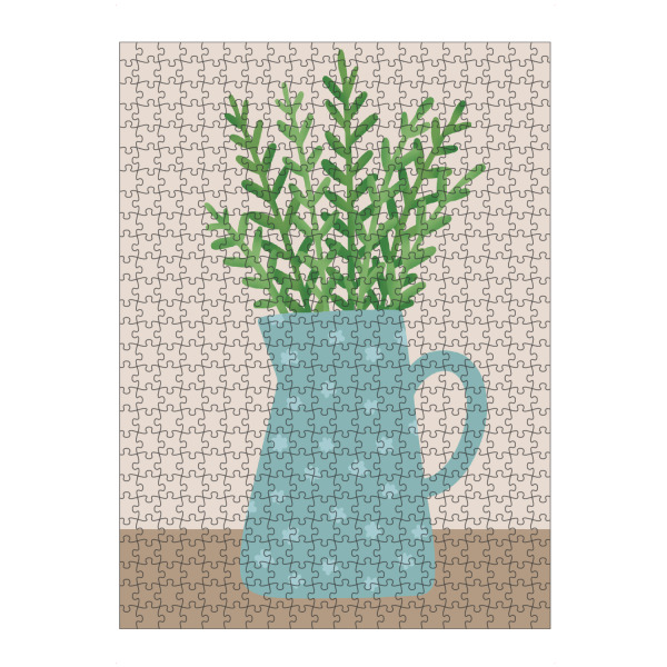 artboxONE Puzzle "Botanic home VASE Kräutergarten" artboxONE - Floral,Abstrakt,Für Mama