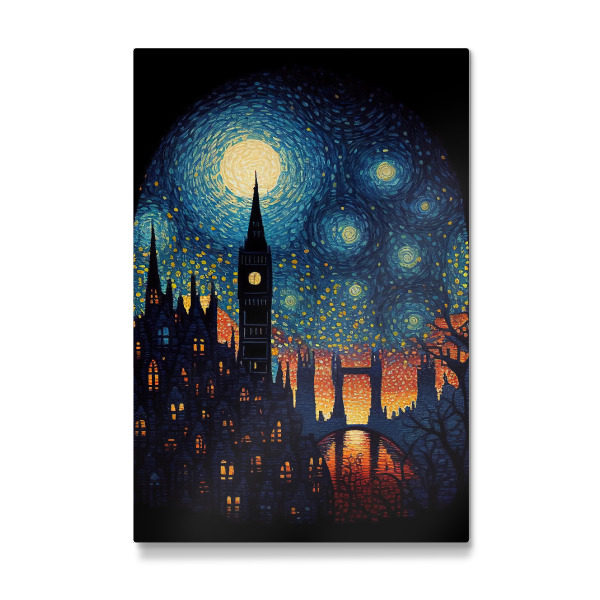 Galerie-Print "Malerei der Londoner Skyline" 30x20 cm artboxONE