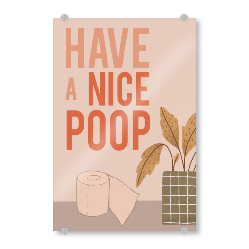 Have a NICE POOP - WC ART