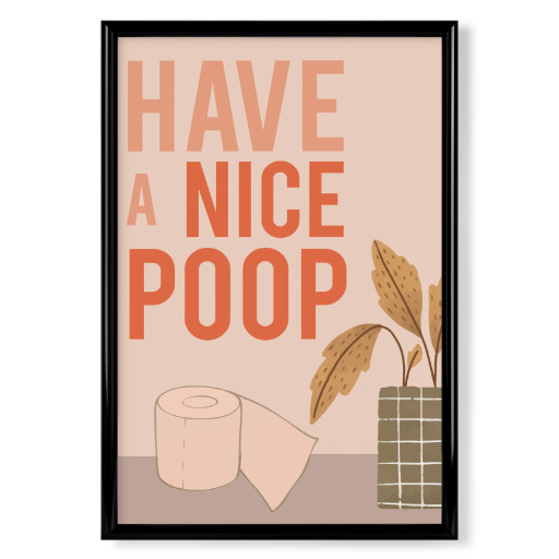 Have a NICE POOP - WC ART