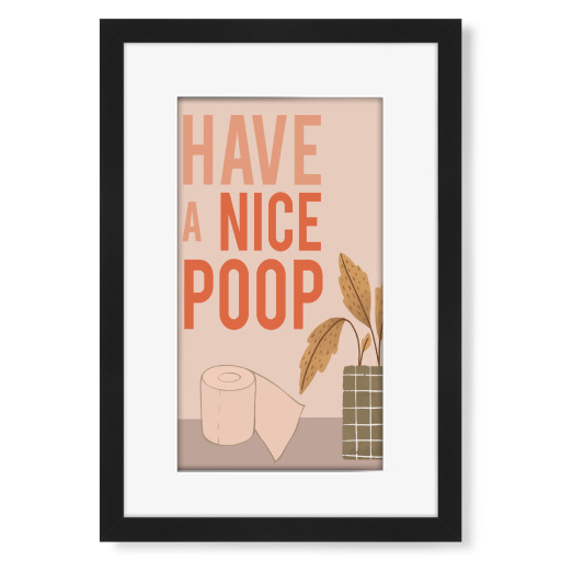 Have a NICE POOP - WC ART