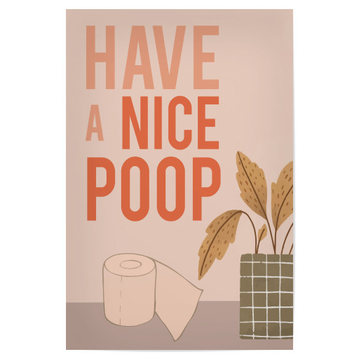 Have a NICE POOP - WC ART