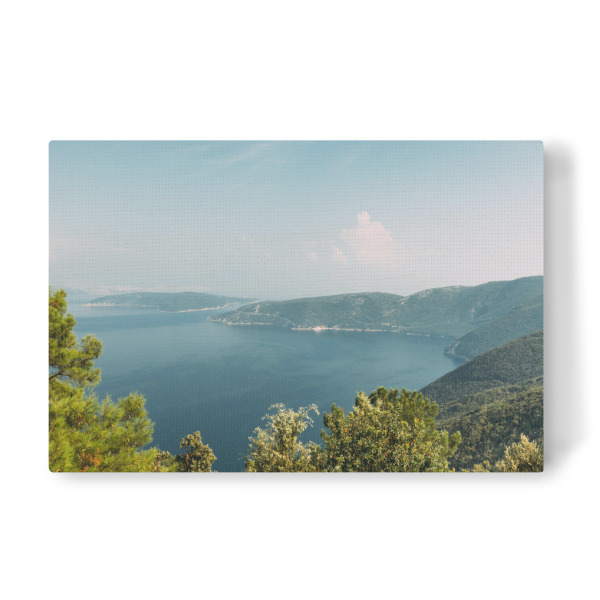 Leinwandbild "Weitblick auf Mali Losinj" artboxONE - Natur,Reise,Reise / Strand und Meer,Buchstaben / K,Buchstaben / M