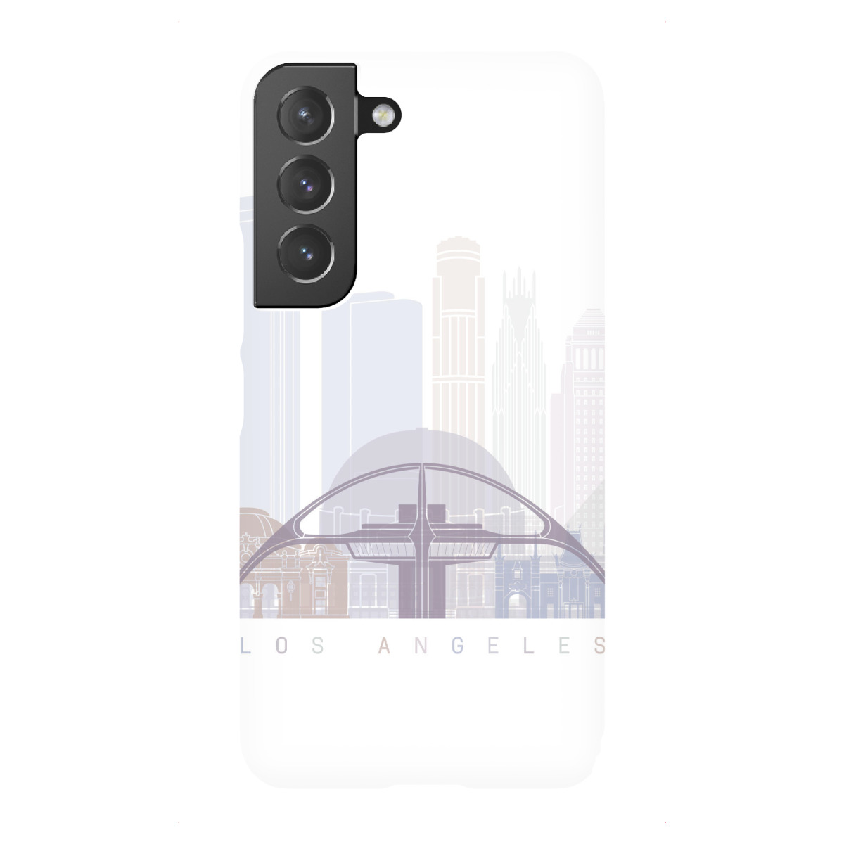 "LOS ANGELES SKYLINE PASTELL-b"für Samsung Galaxy - Premium-Case Handyhülle artboxONE
