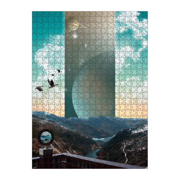 Puzzle Ravensburger "The Sky above" artboxONE - Natur,Abstrakt,Fiktion,Galaxy