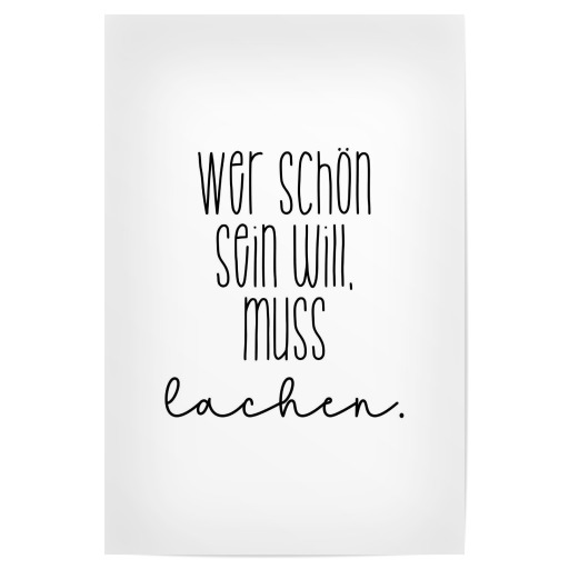 Schön lachen